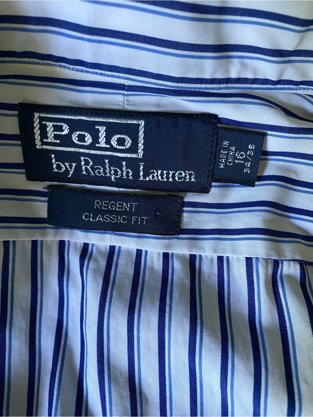 Polo Ralph Lauren Regent Classic Fit Striped Button Down Shirt 16 34/35